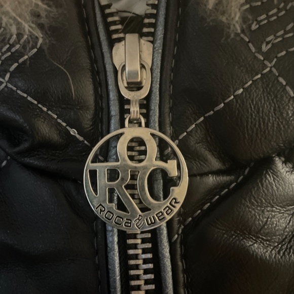 Vintage Y2K Rocawear Bomber with hood - Picture 2 of 6